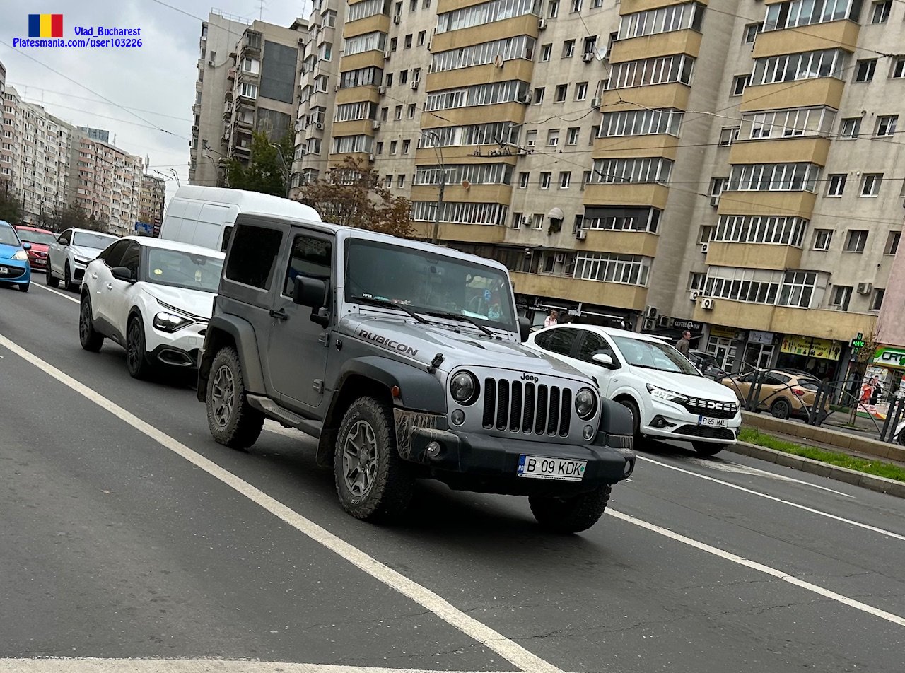 B 09 KDK, Jeep Wrangler 4th gen 3-door SUV (JL), 2018–