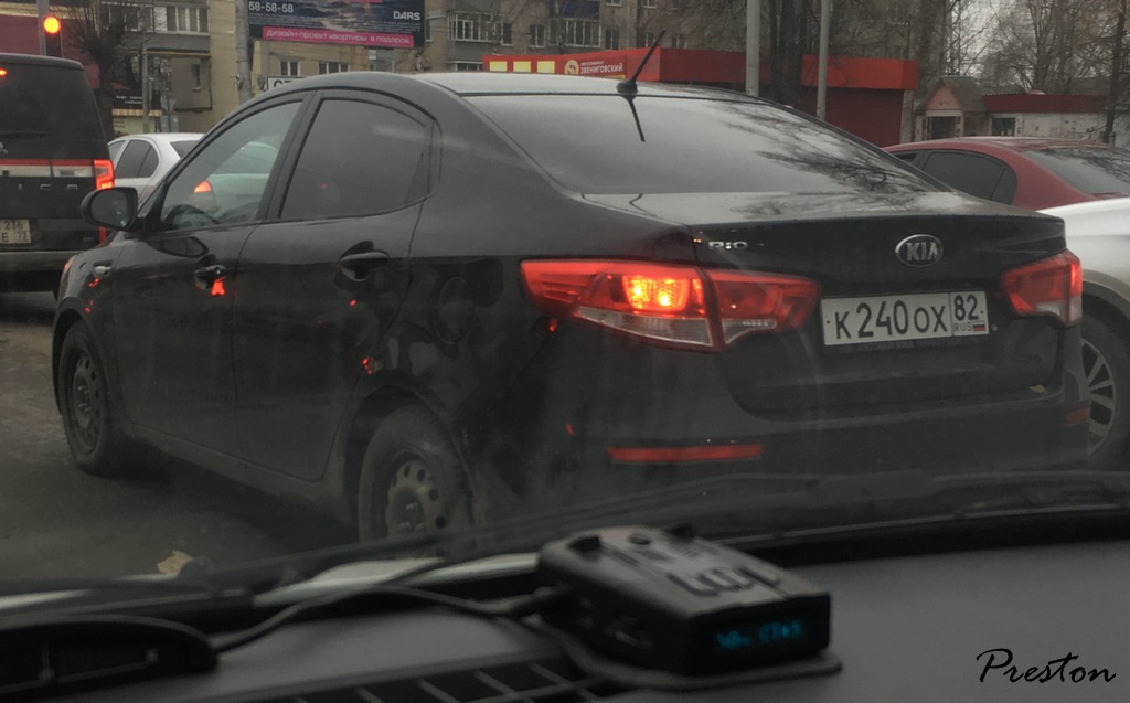 к 240 ох 82, Kia Rio 3rd gen Sedan (QB; CIS-market), facelift, 2015–2017