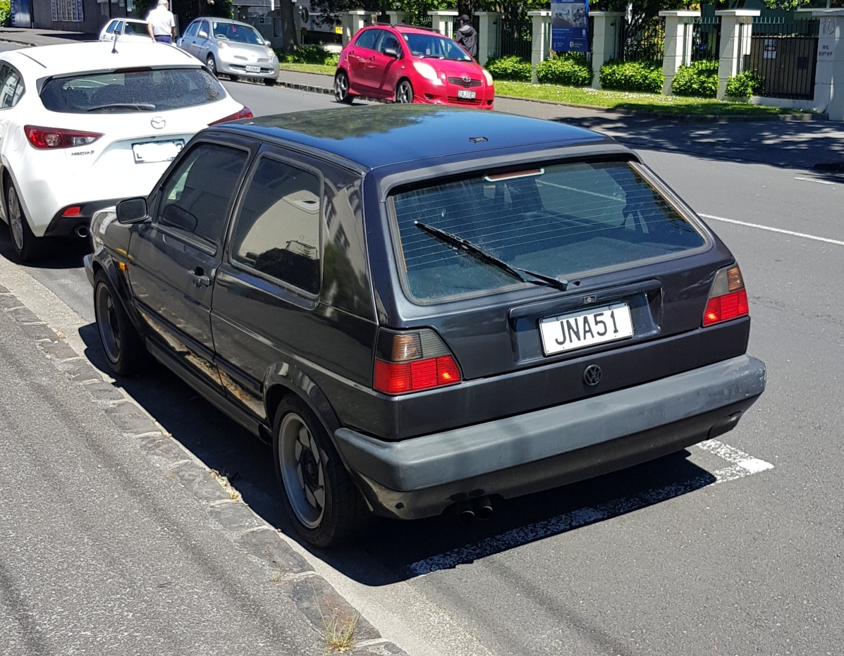 JNA51, Volkswagen Golf 2nd gen 3-door Hatch (19/1G), 1983–1992