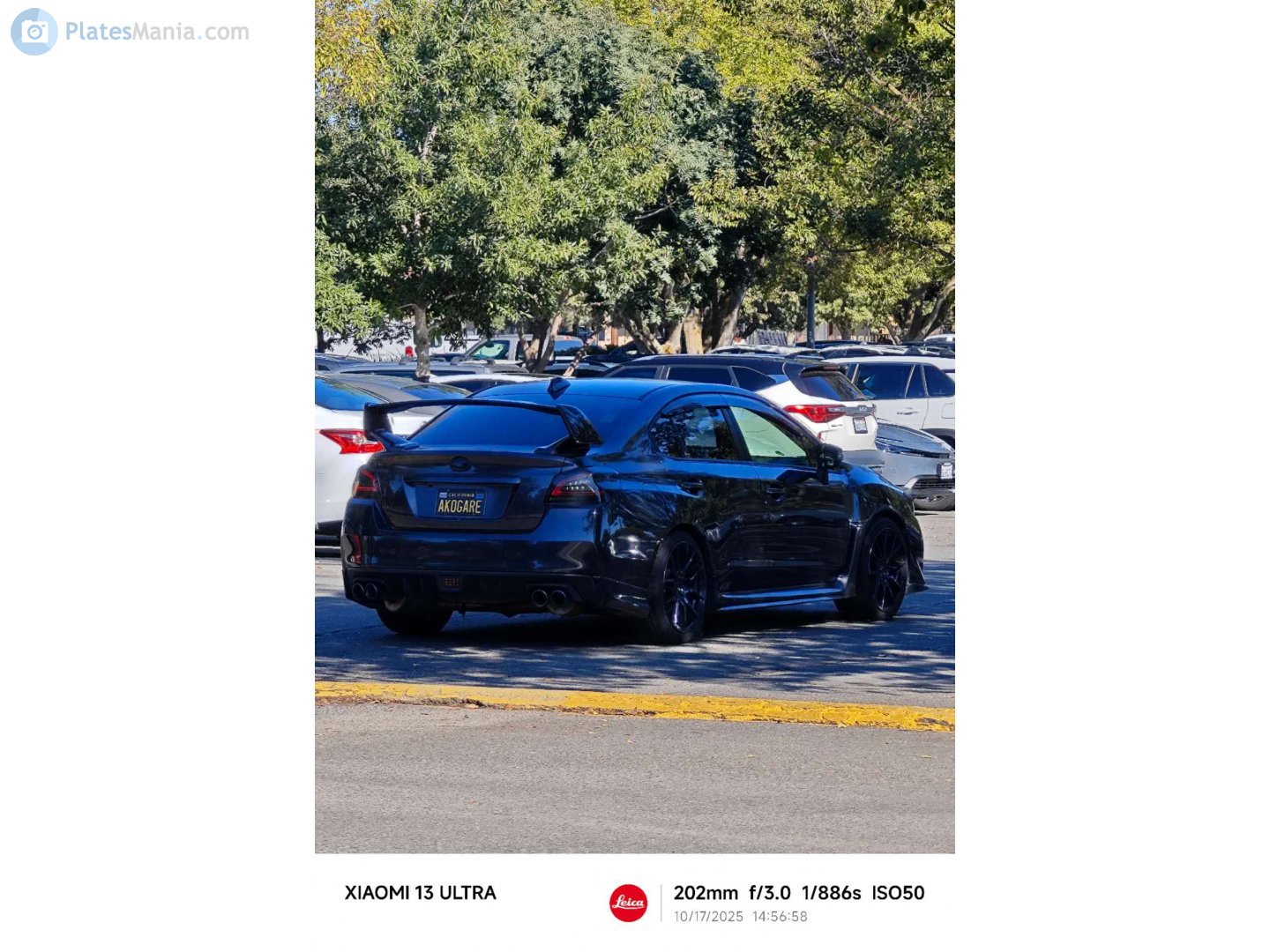 AKOGARE, Subaru WRX 1st gen STI (VA), 2014–2021