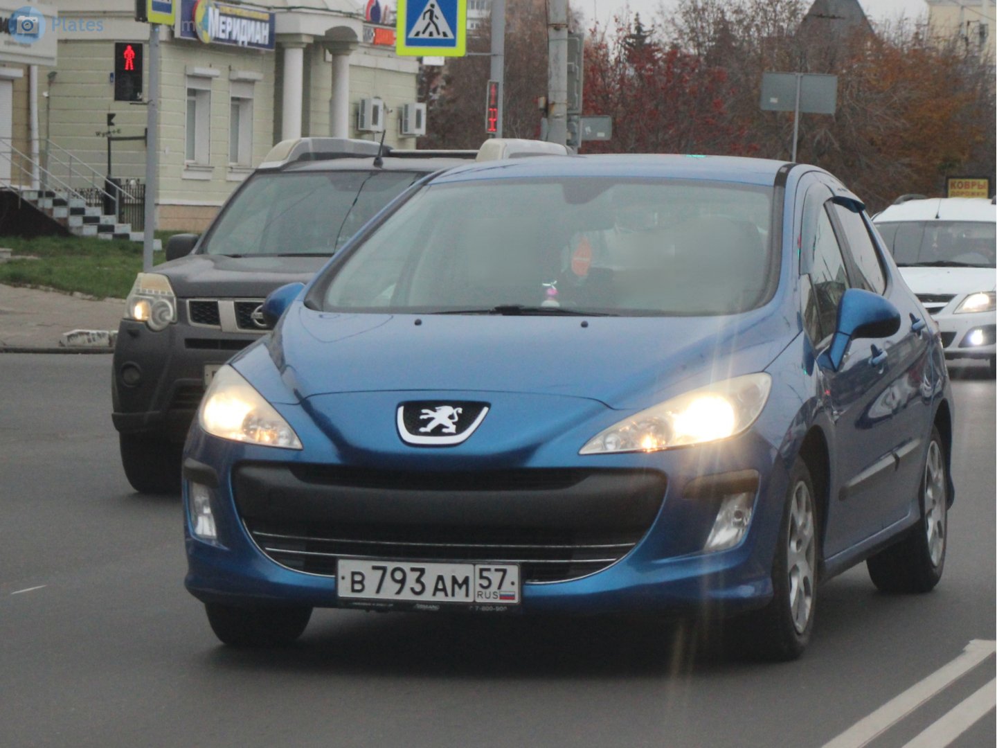 в 793 ам 57, Peugeot 308 1st gen 5-door Hatch (T7), 2007–2011