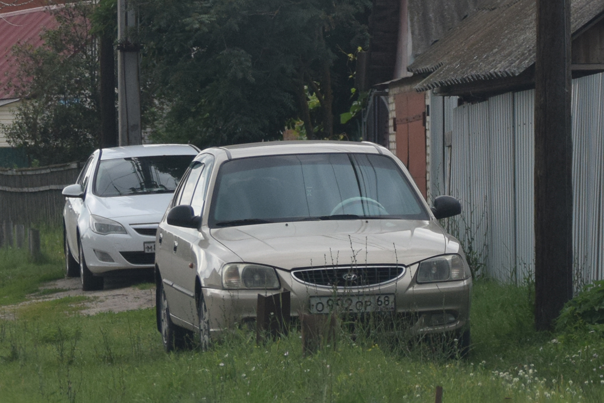 о 992 ор 68, Hyundai Accent 2nd gen Sedan (LC), 1999–2003 (–2016 for others)