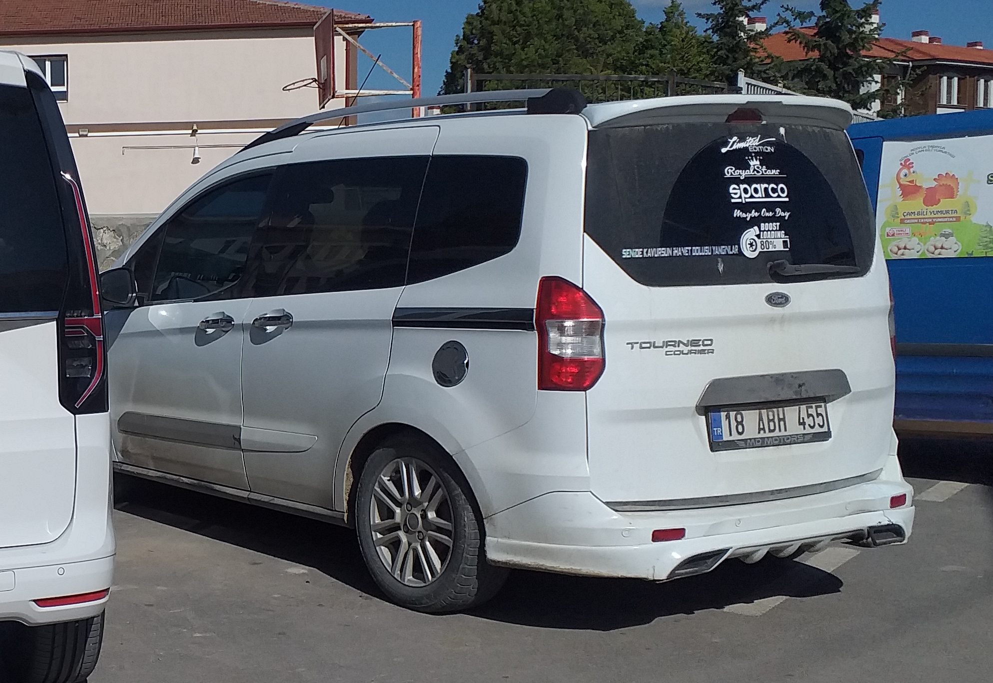 18 ABH 455, Ford Tourneo Courier 1st gen (B460/JU2), 2014–