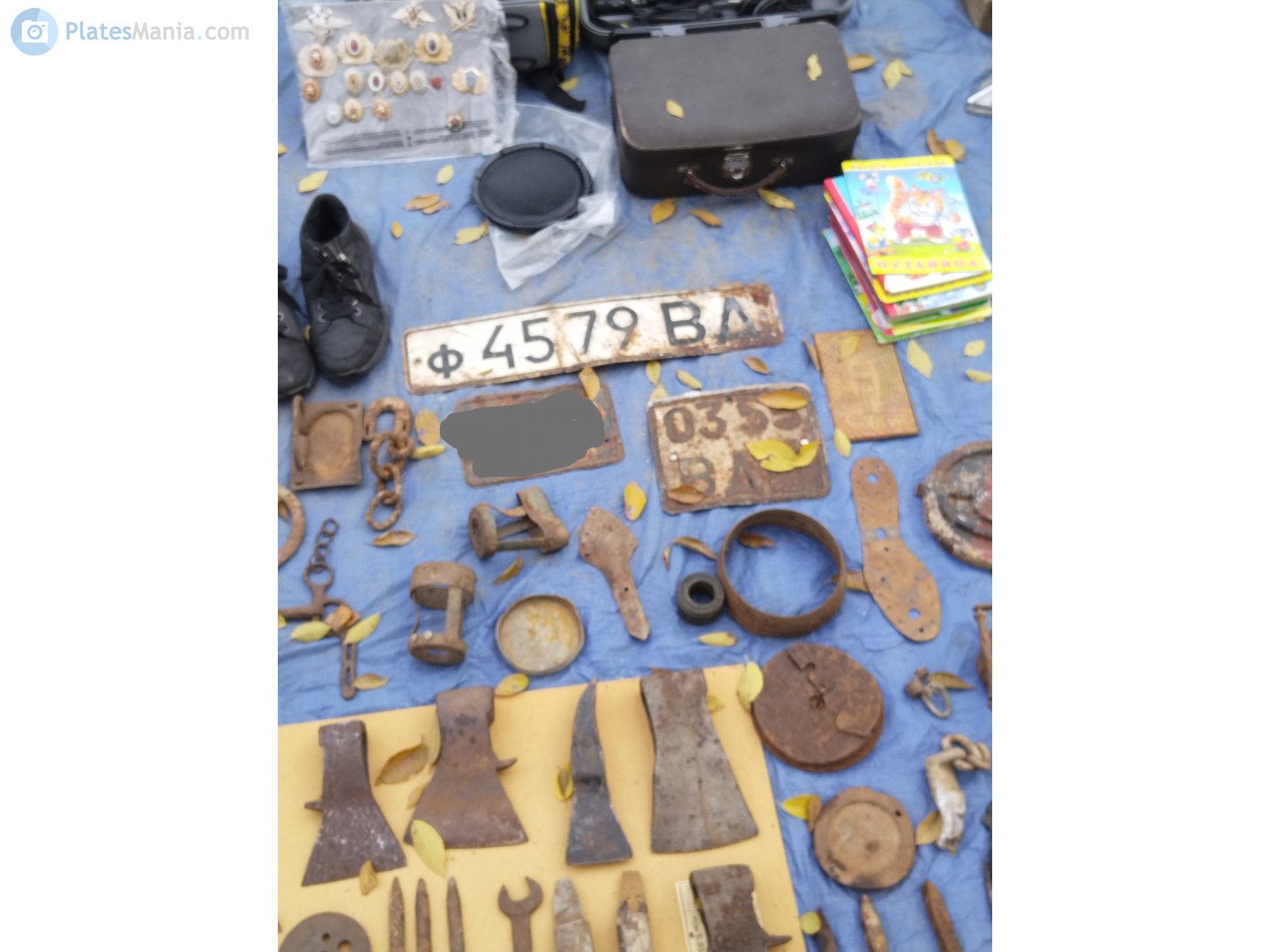 ф 4579 ВД, License plate without vehicle 