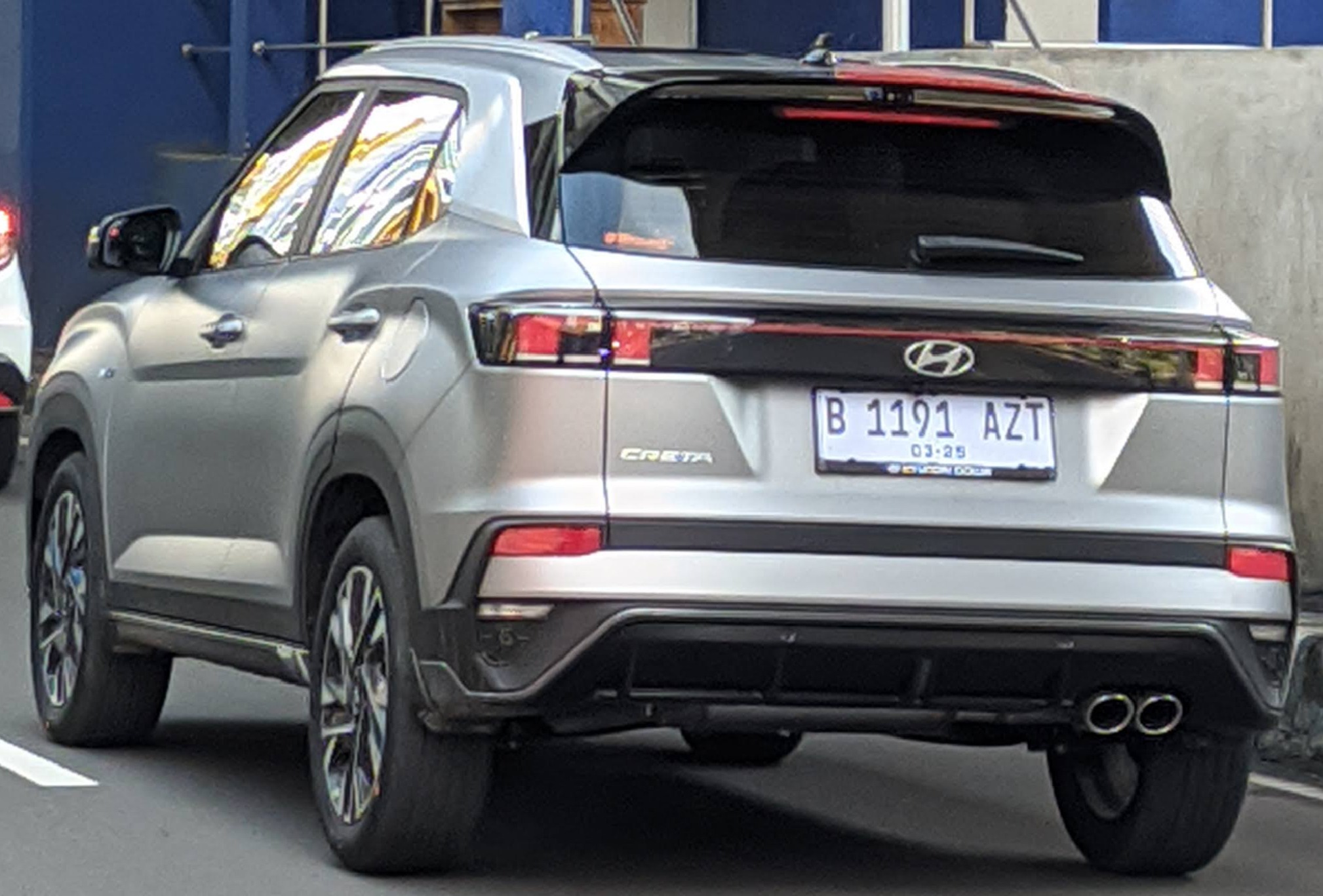 B 1191 AZT, Hyundai Creta 2nd gen (SU2), facelift, 2024–