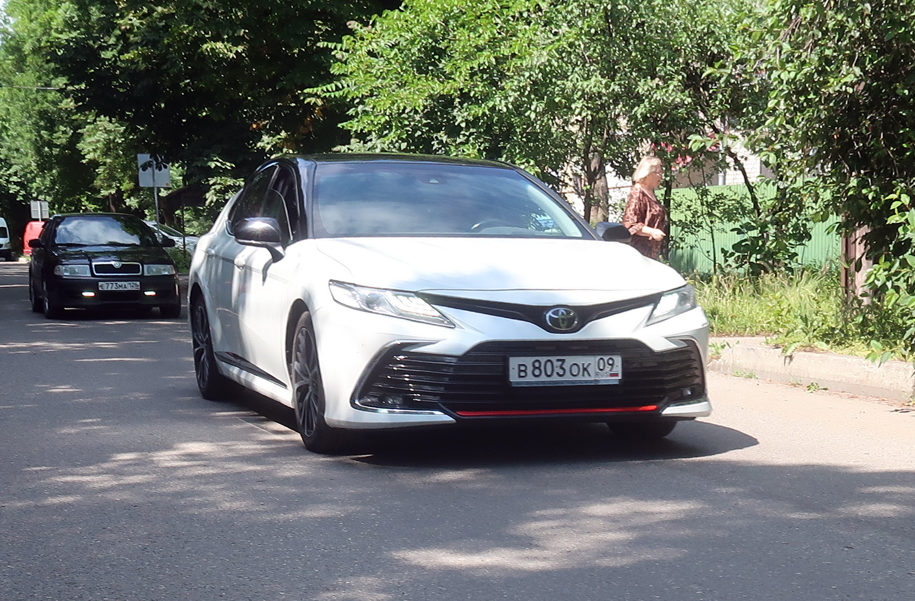 в 803 ок 09, Toyota Camry 8th gen (XV70), 2017–