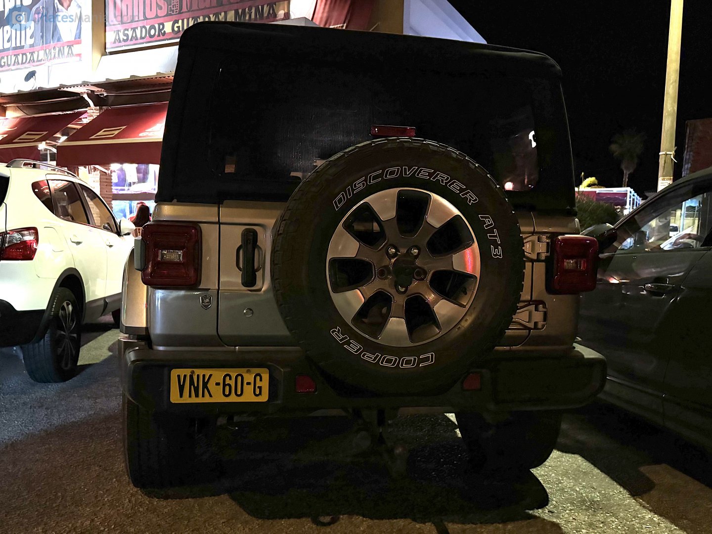 VNK-60-G, Jeep Wrangler 4th gen 5-door SUV (JL), 2018–