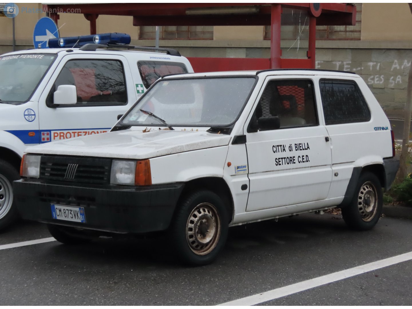 CM 873 VK, FIAT Panda 1st gen (141A/153A), facelift, 1986–2003