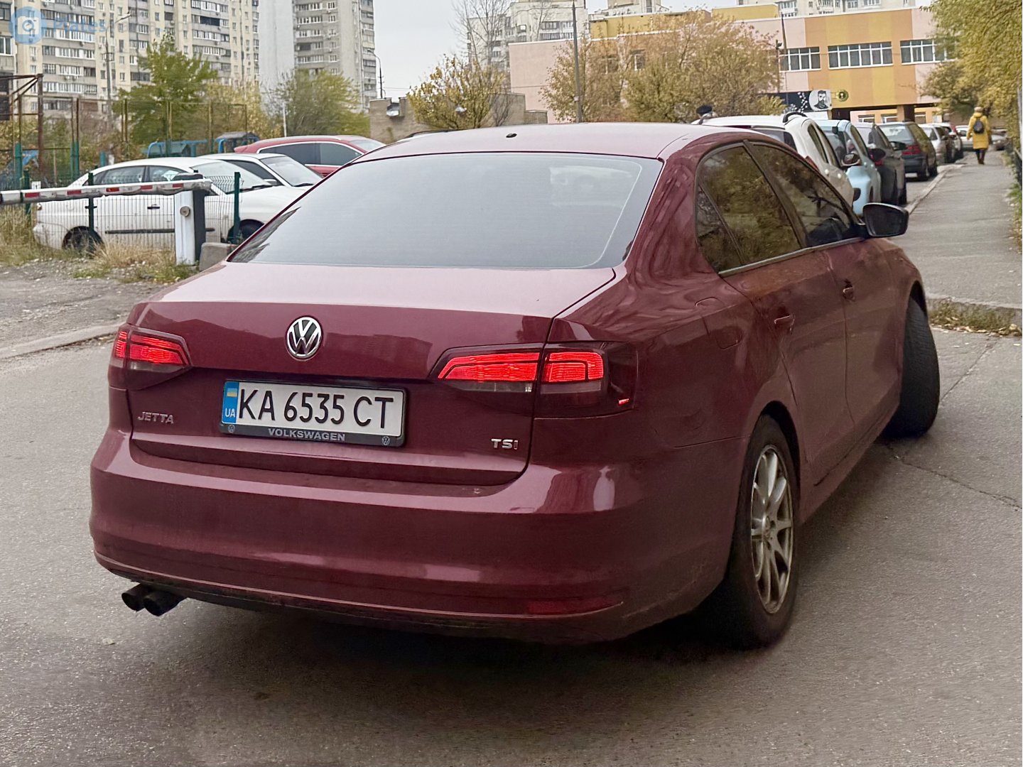 KA 6535 CT, Volkswagen Jetta 6th gen (1B), facelift, 2014–2018