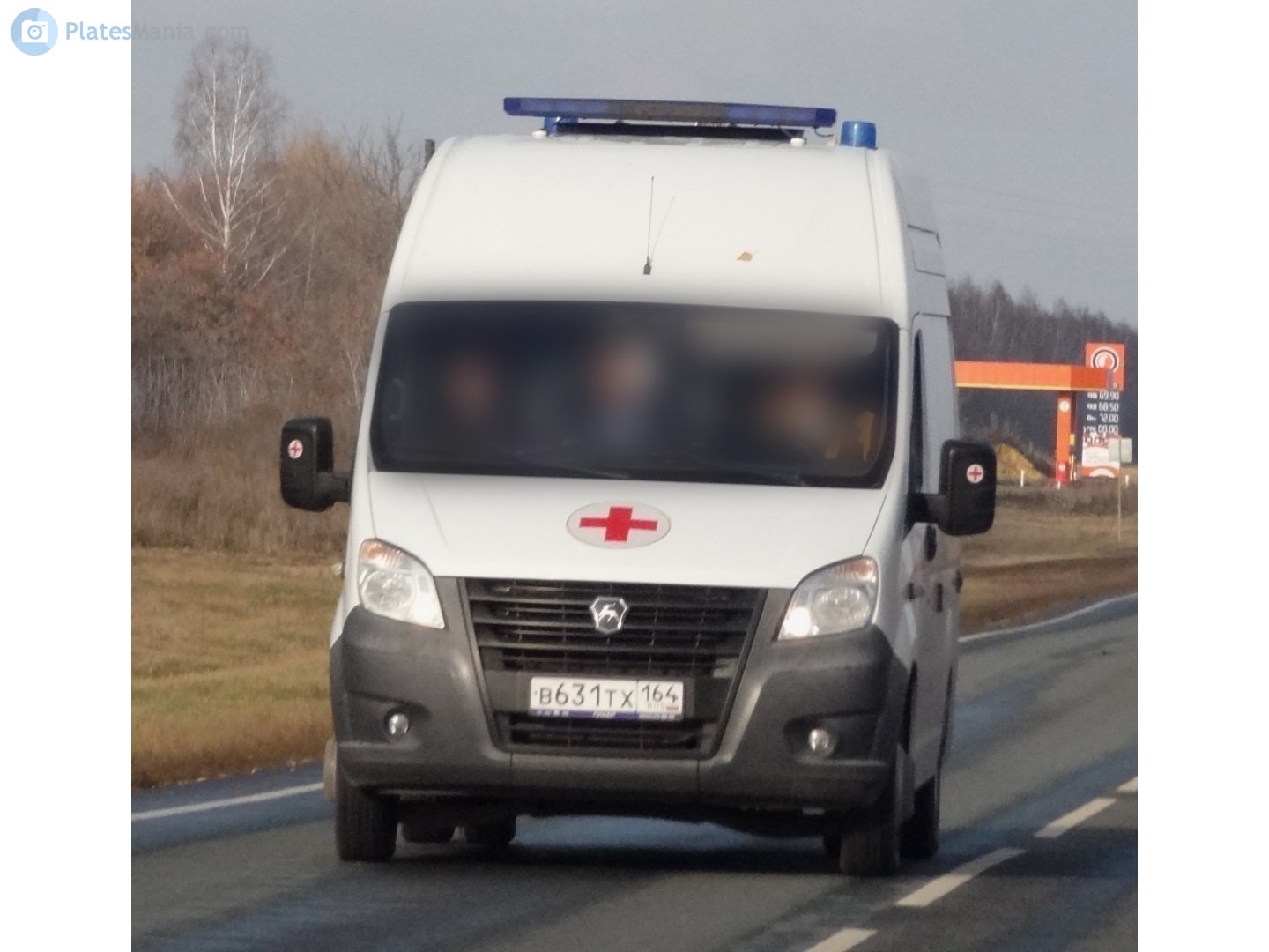 в 631 тх 164, GAZ ГАЗель Next Ambulance (A6A, A6B, A6C), 2015–