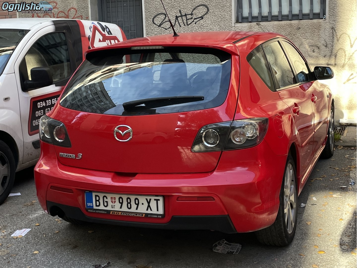 BG 989-XT, Mazda 3 1st gen Hatch (BK), 2003–2009