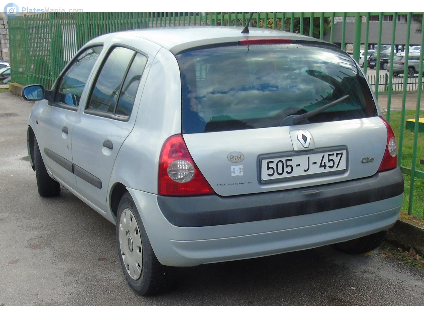 505-J-457, Renault Clio 2nd gen (Campus/Mio) 5-door Hatch (B65), 2nd facelift, 2006–2012 (–2016 for LATAM-market)