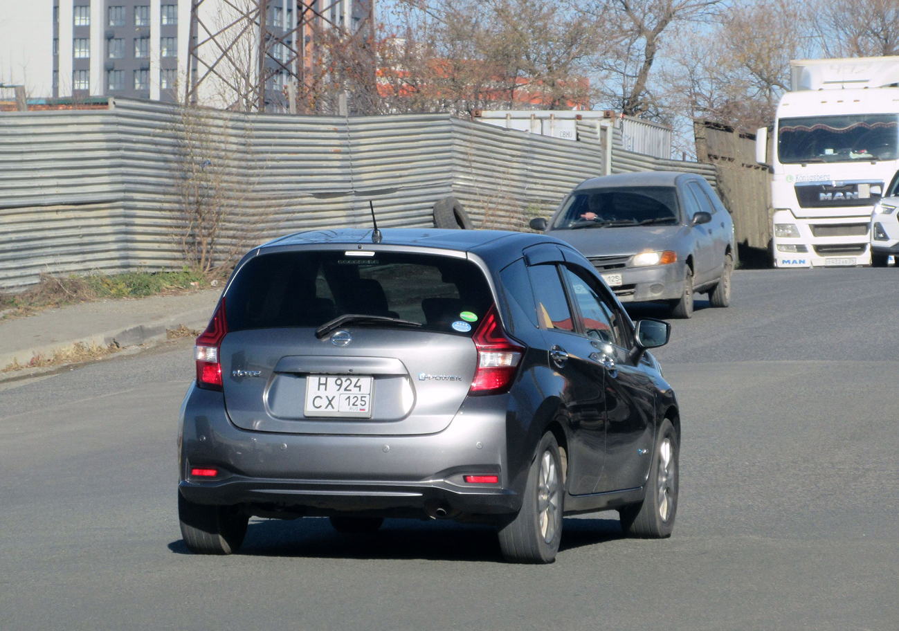 н 924 сх 125, Nissan Note 2nd gen (E12), 2012–2020