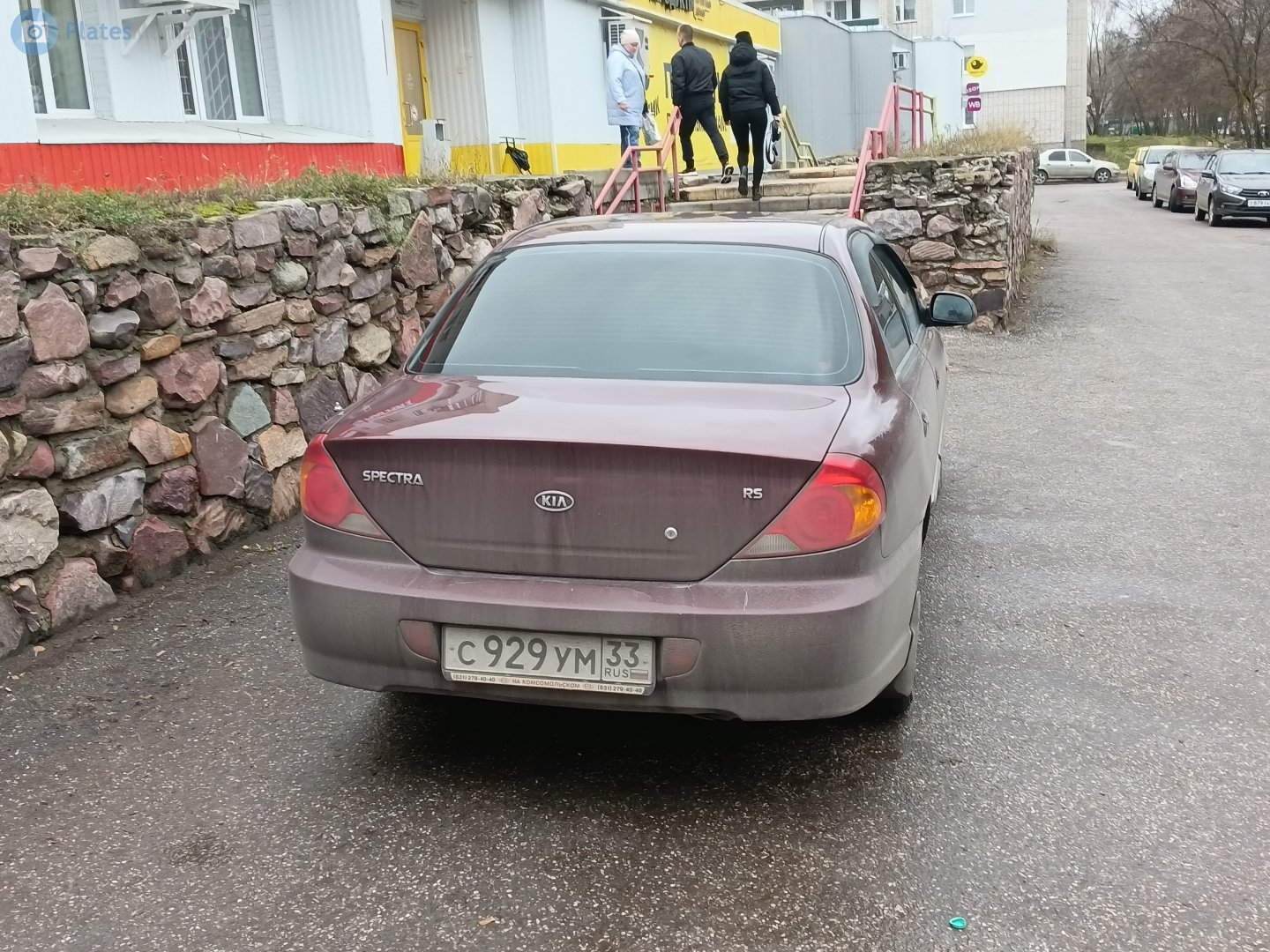 с 929 ум 33, Kia Spectra 1st gen Sedan (SD), 2001–2004 (–2011 for others)