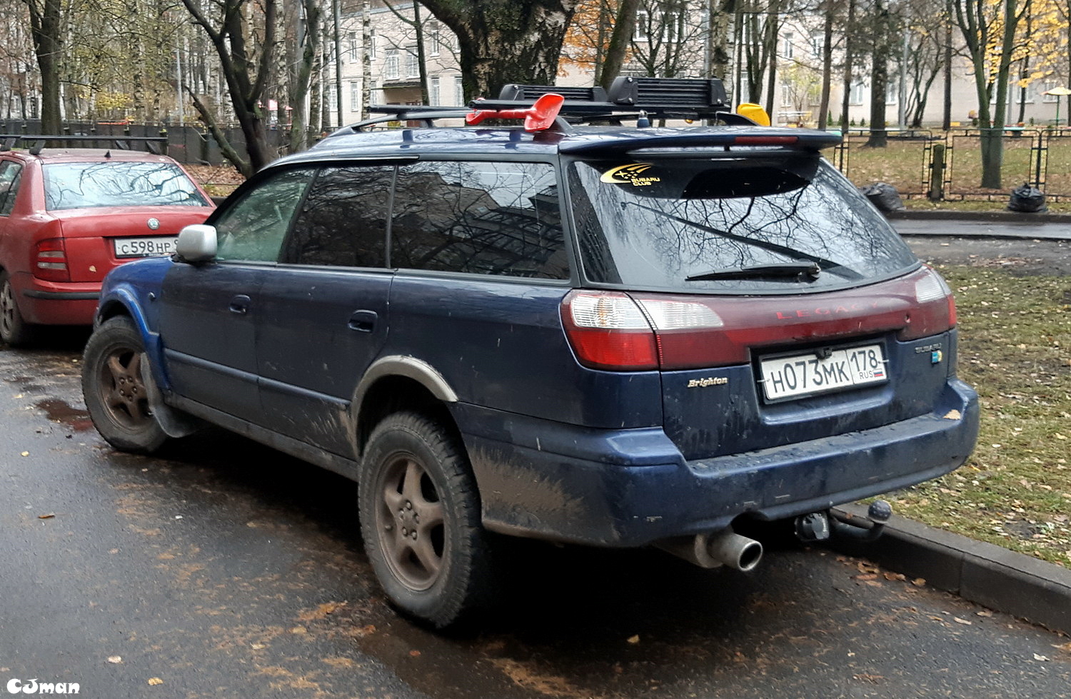 н 073 мк 178, Subaru Legacy 3rd gen Wagon (BH), 1998–2003