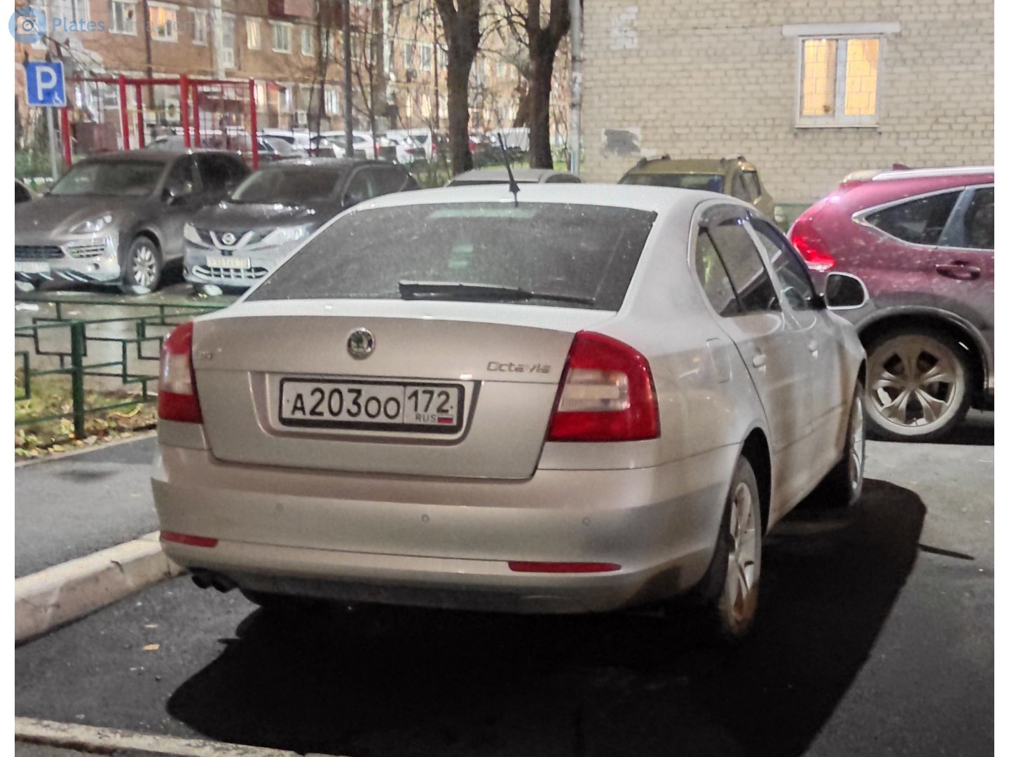 а 203 оо 172, Skoda Octavia 2nd gen Liftback (A5/1Z3), facelift, 2009–2013