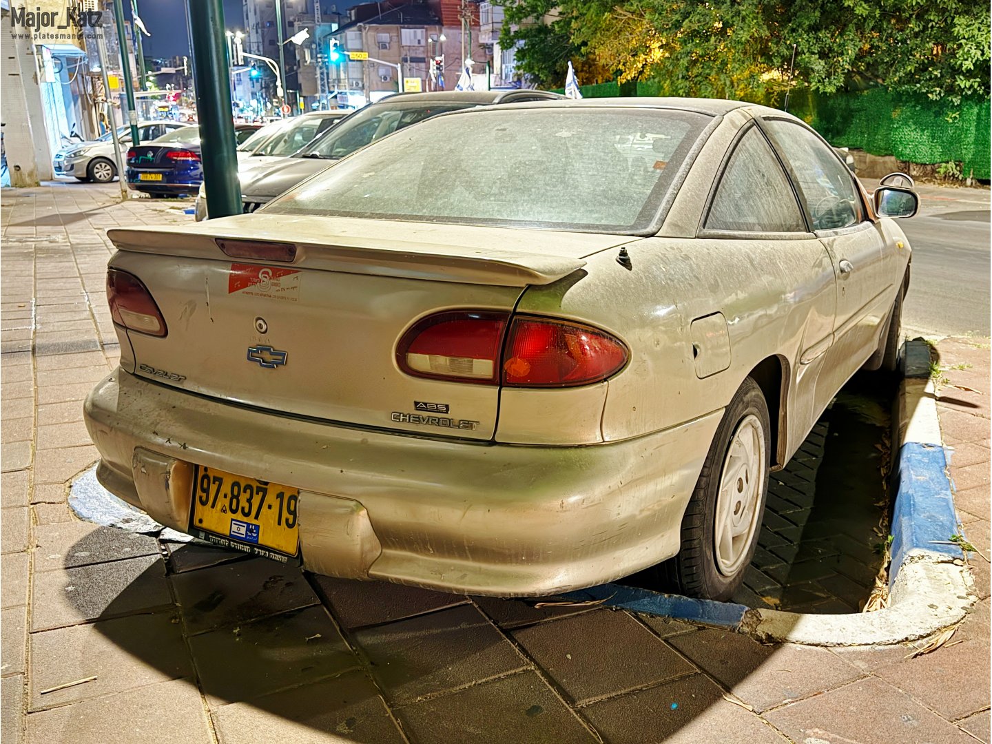 97-837-19, Chevrolet Cavalier 3rd gen 2-door Coupé (J-body), 1994–2002