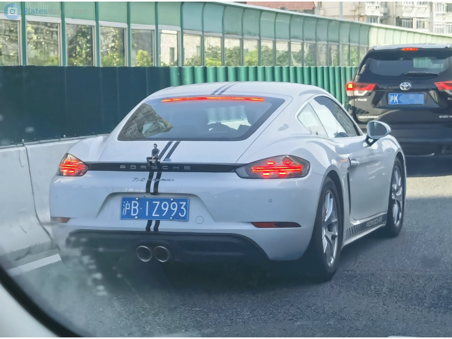 沪B·1Z993, Porsche Cayman 3rd gen 718 Cayman (982C), 2016–