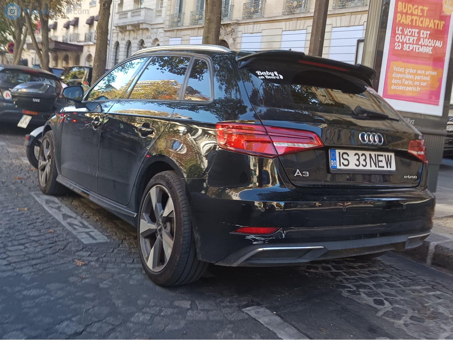 IS 33 NEW, Audi A3 3rd gen Sportback (8VA/8VF), facelift, 2016–2020