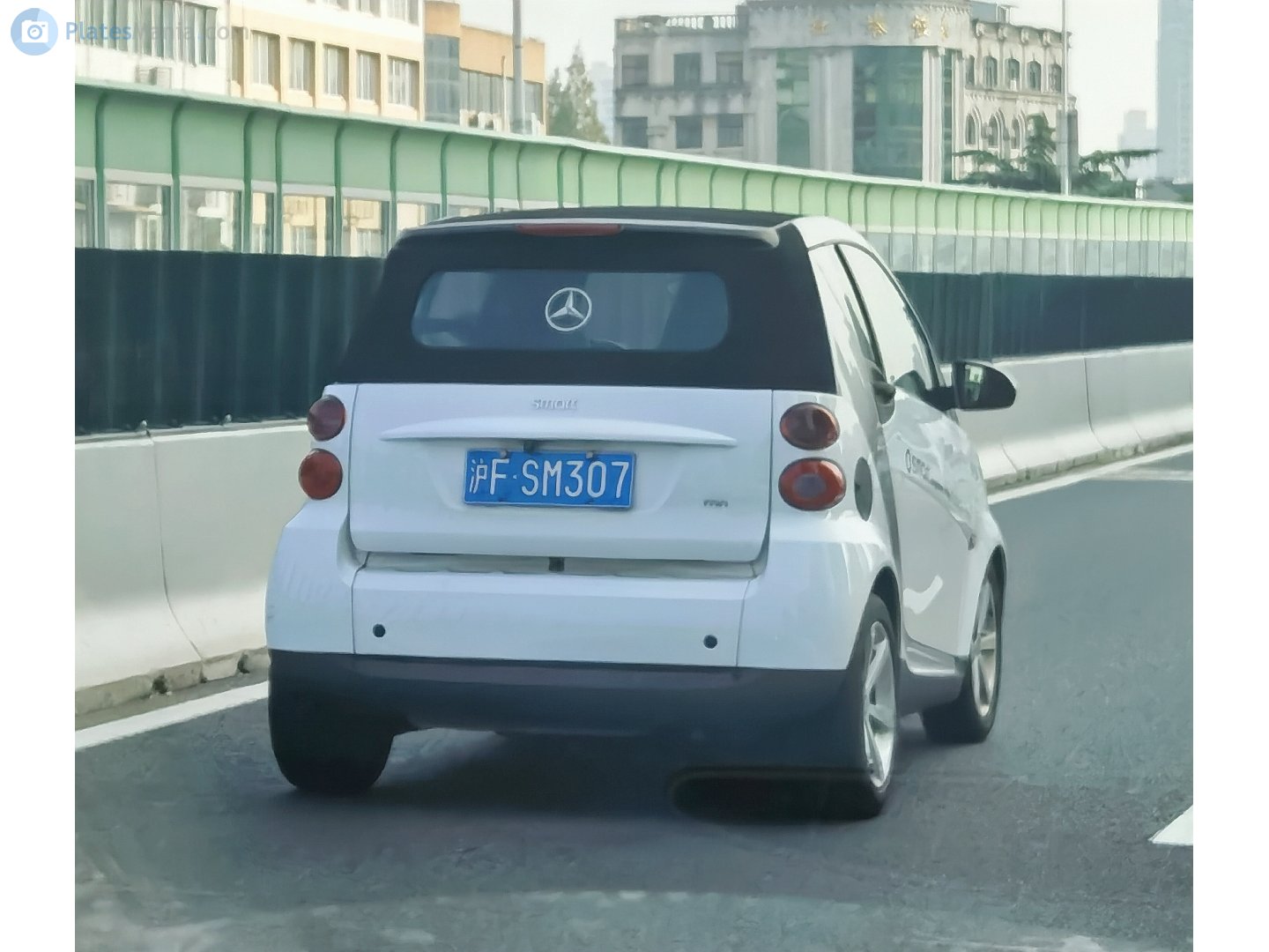沪F·SM307, Smart ForTwo 2nd gen Cabrio (A451), 2007–2015