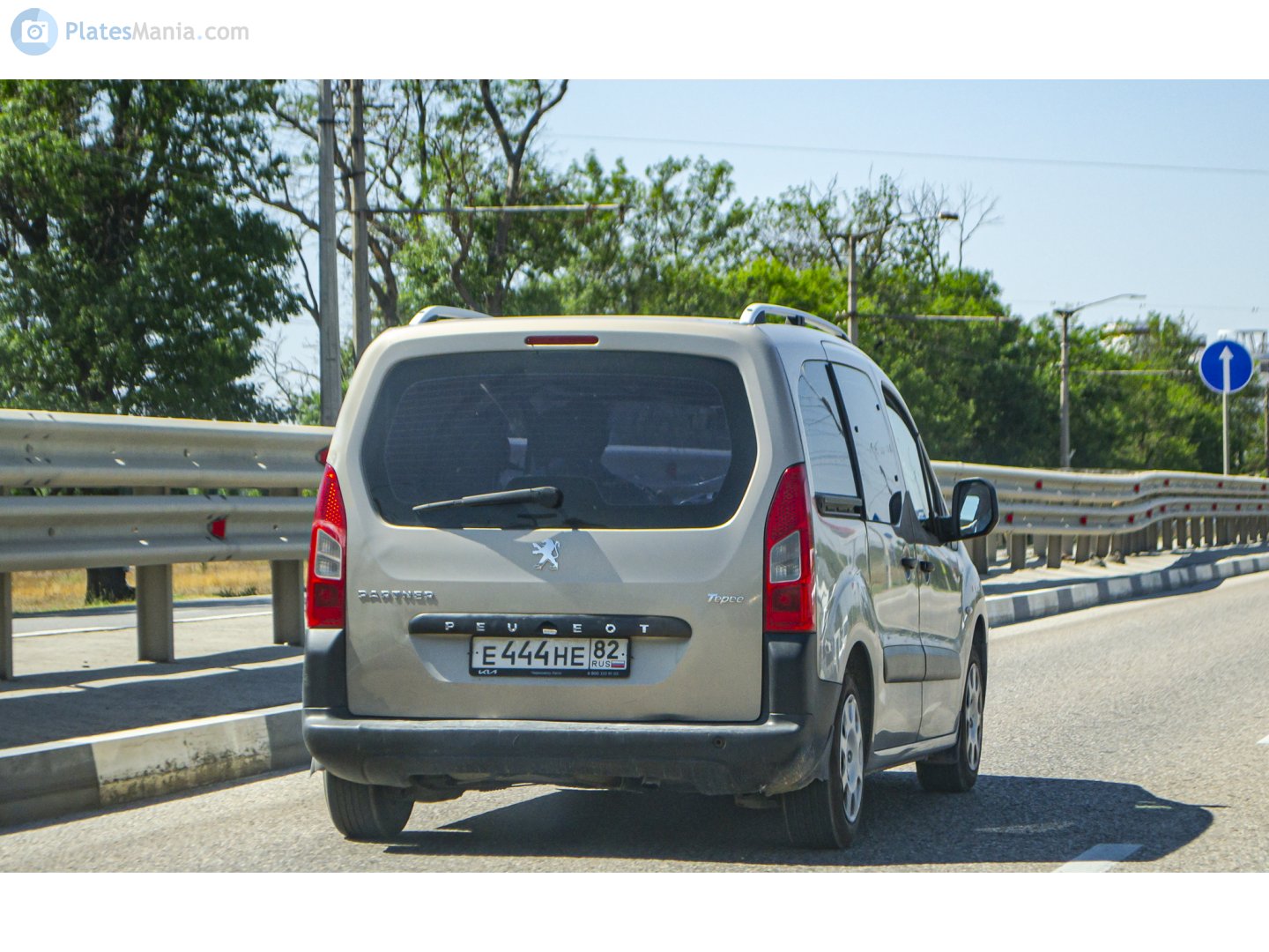 е 444 не 82, Peugeot Partner 2nd gen Tepee (B9), 2008–2018 (–2022 for CIS-market)