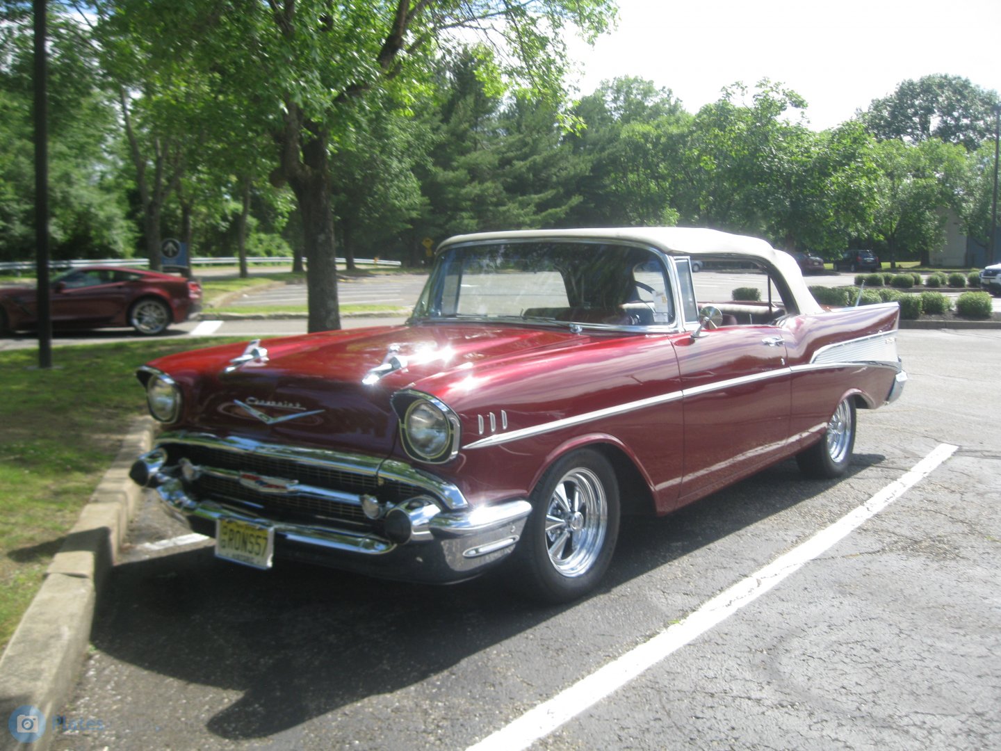 RONS57, Chevrolet Bel Air 2nd gen 1957 2-door Convertible (2434; A-body), 2nd facelift, 1956–1957