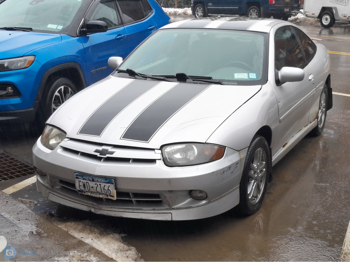 EWD-2166, Chevrolet Cavalier 3rd gen 2-door Coupé (J-body), facelift, 2002–2005