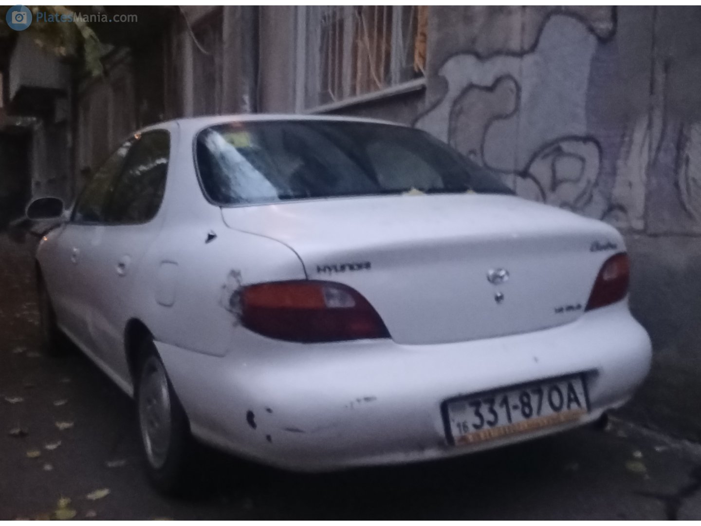 16 331-87 OA, Hyundai Elantra 2nd gen (J2) Sedan, 1995–1998