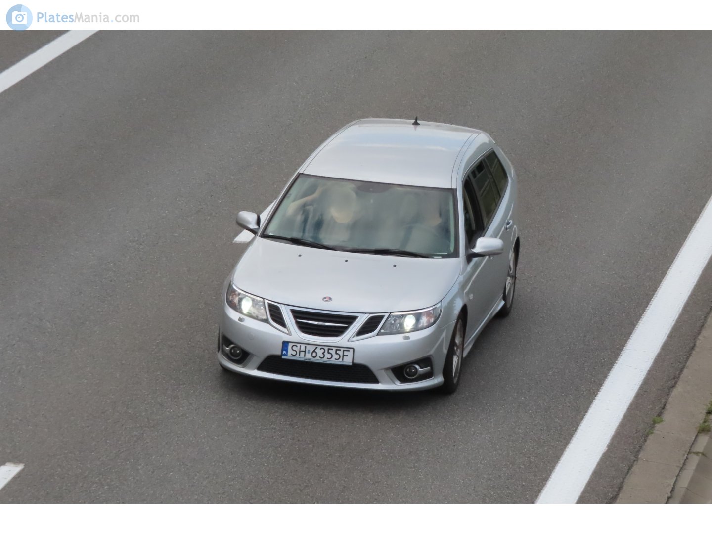 SH 6355F, SAAB 9-3 2nd gen SportCombi Wagon (YS3F), facelift, 2007–2012