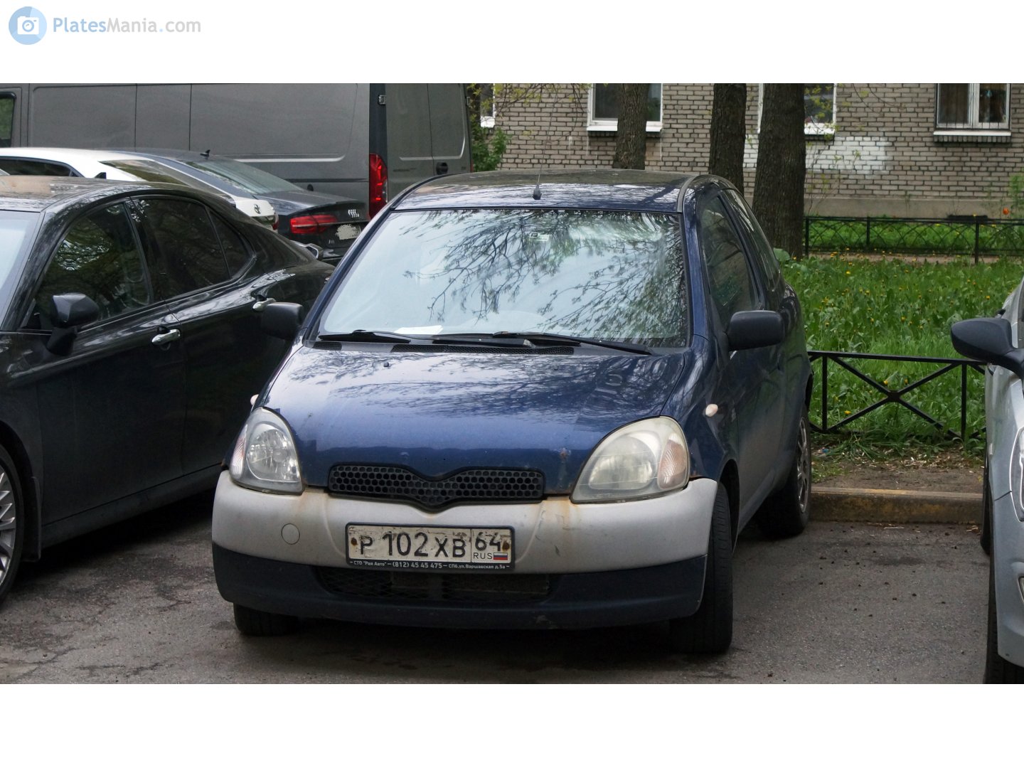 р 102 хв 64, Toyota Yaris 1st gen 3-door Hatch (XP10), 1999–2005