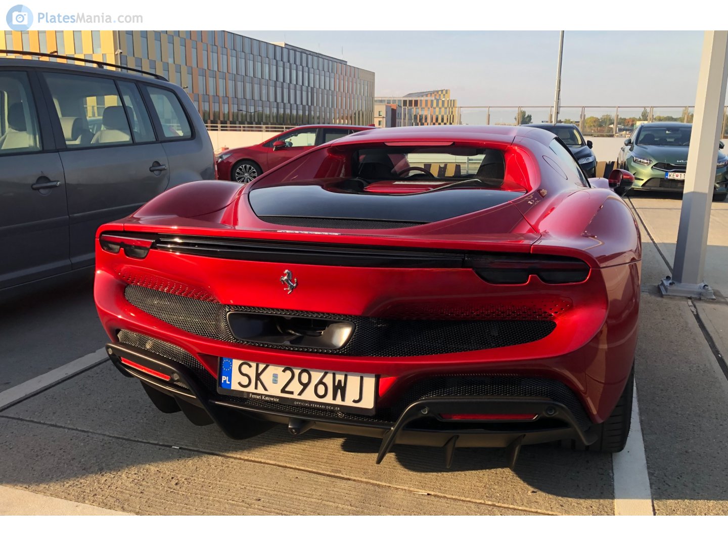 SK 296WJ, Ferrari 296 1st gen (GTB) Berlinetta (F171), 2021–