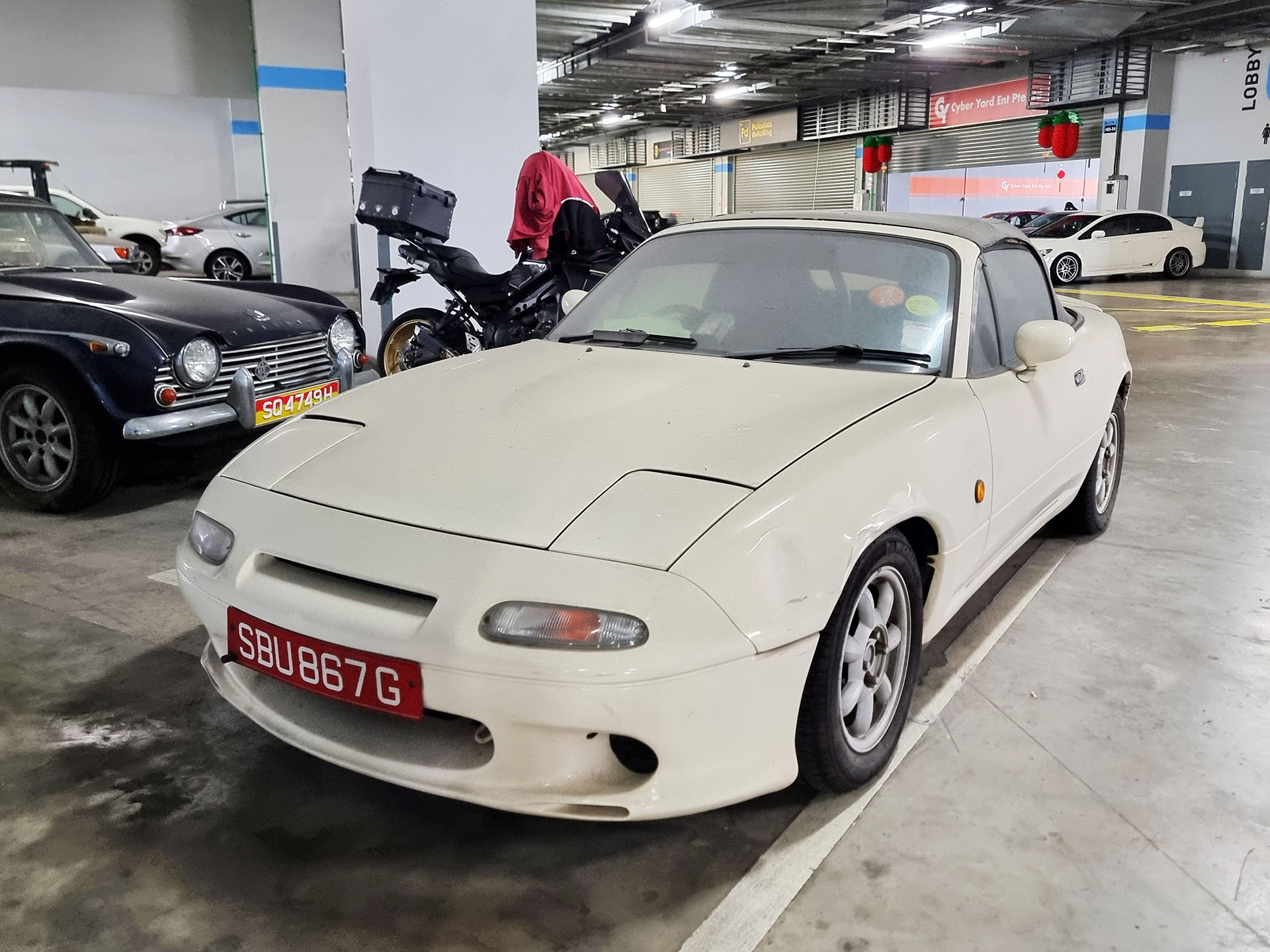 SBU 867 G, Mazda MX-5/Miata 1st gen (NA), 1989–1997