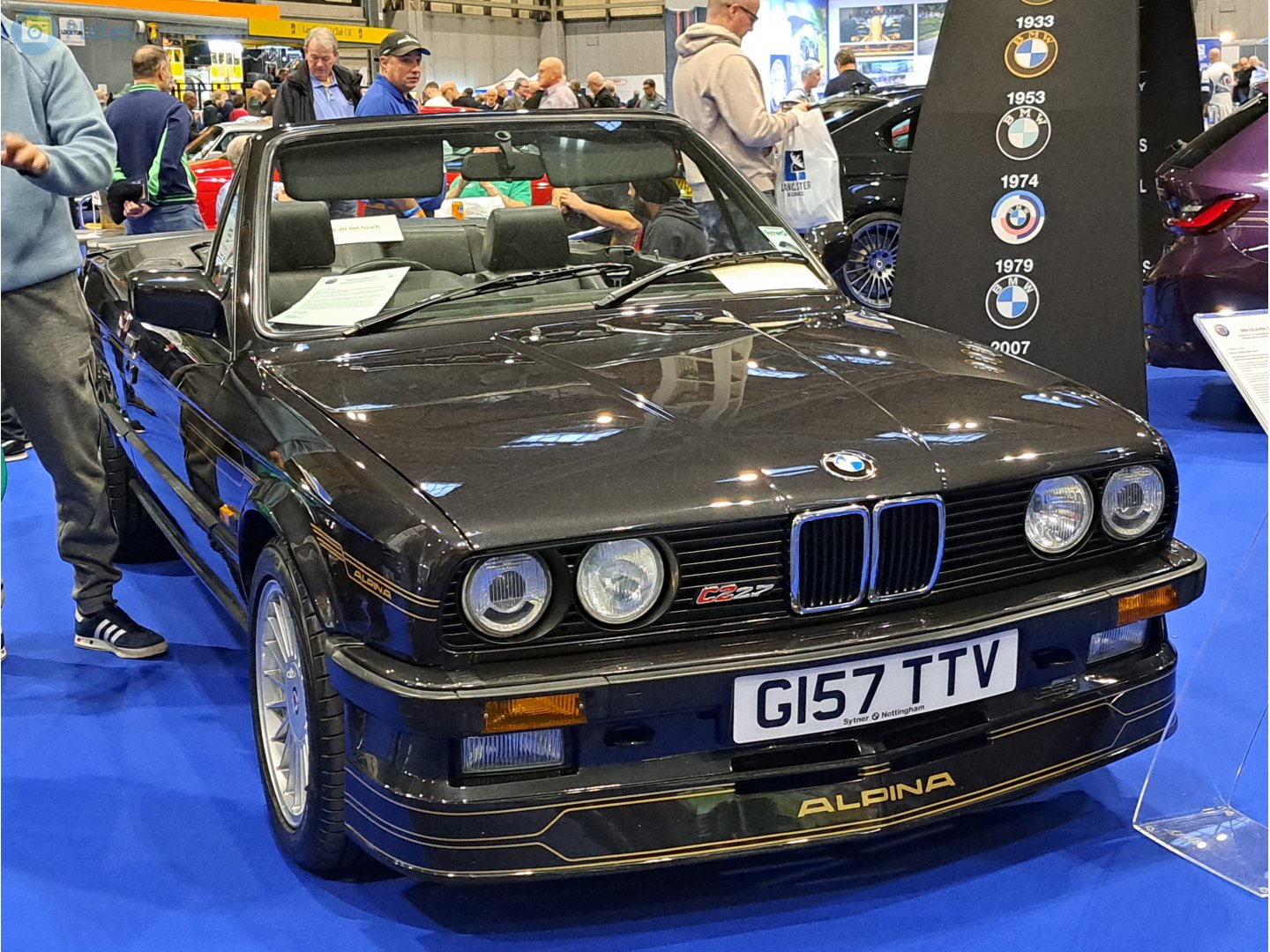 G157TTV, BMW 3 Series 2nd gen Alpina C1/C2/B3 Convertible (E30), 1986–1992