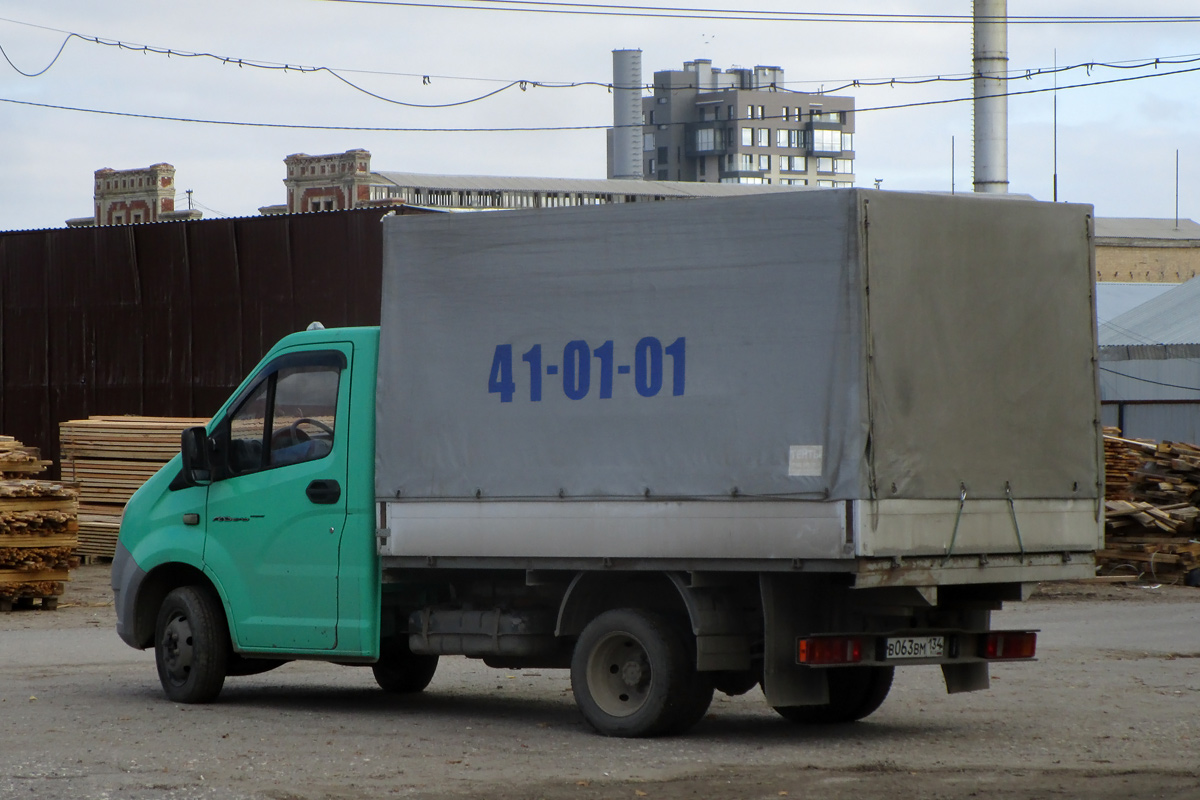 в 063 вм 134, GAZ ГАЗель Next Single Cab Truck (A21, A23, C41), 2013–