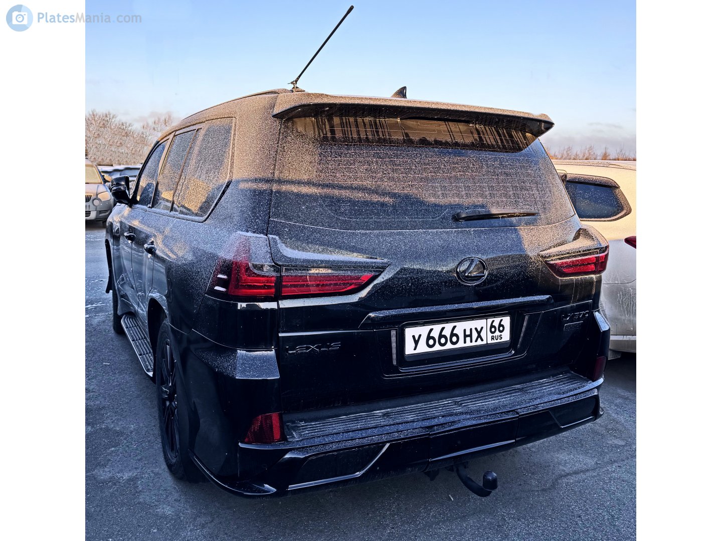 у 666 нх 66, Lexus LX 3rd gen (J200), 2nd facelift, 2015–2021