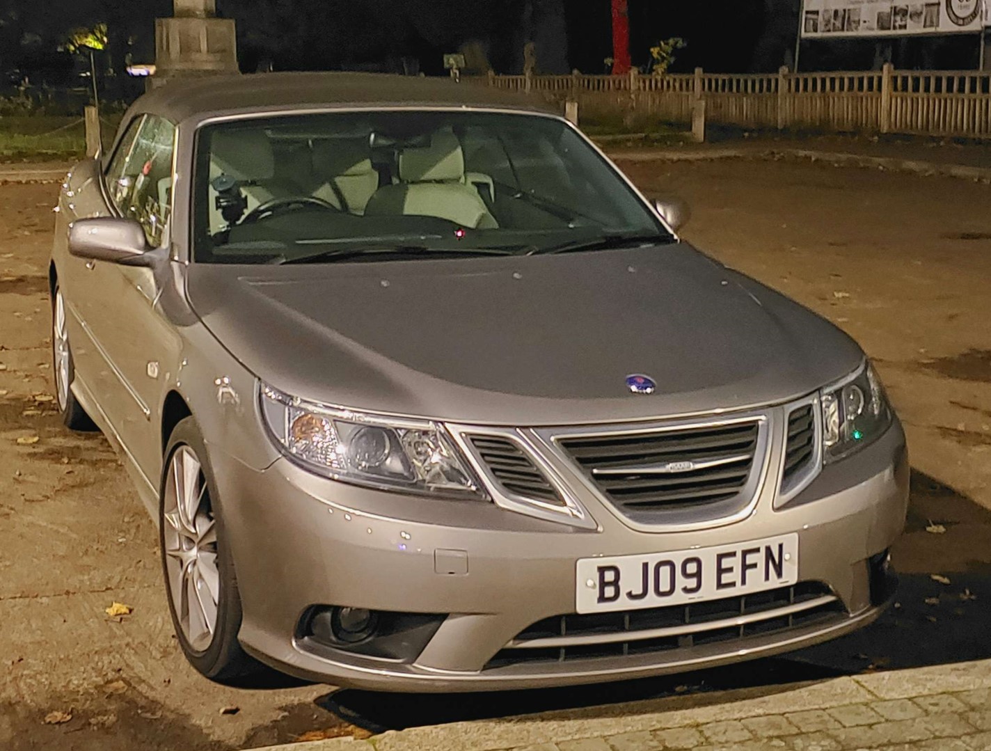 BJ09EFN, SAAB 9-3 2nd gen Convertible (YS3F), facelift, 2007–2012