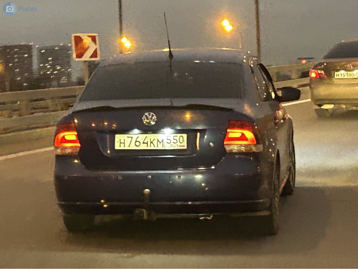 н 764 км 550, Volkswagen Polo 5th gen Sedan (A05), 2010­–2015