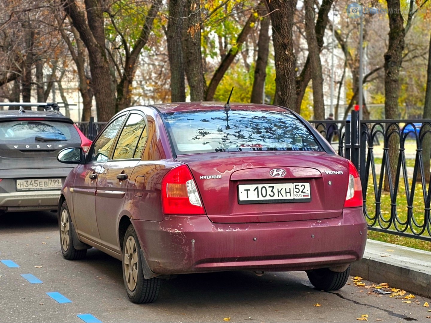 т 103 кн 52, Hyundai Verna 2nd gen Sedan (MC), 2005–2009