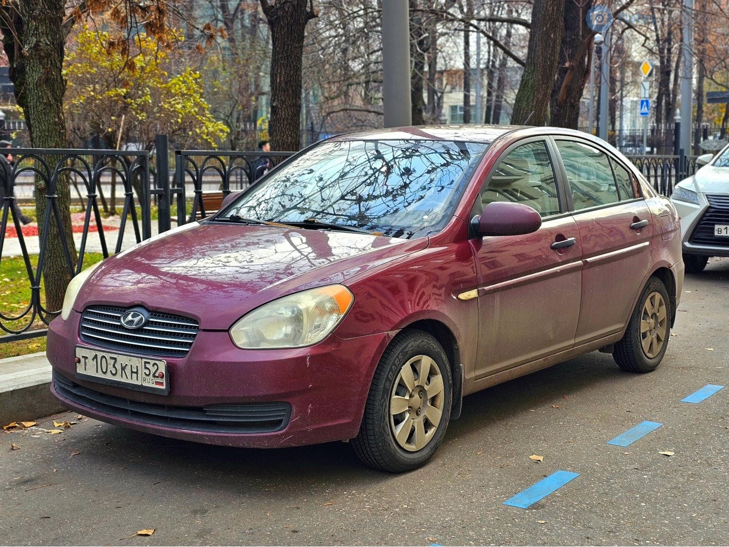 т 103 кн 52, Hyundai Verna 2nd gen Sedan (MC), 2005–2009