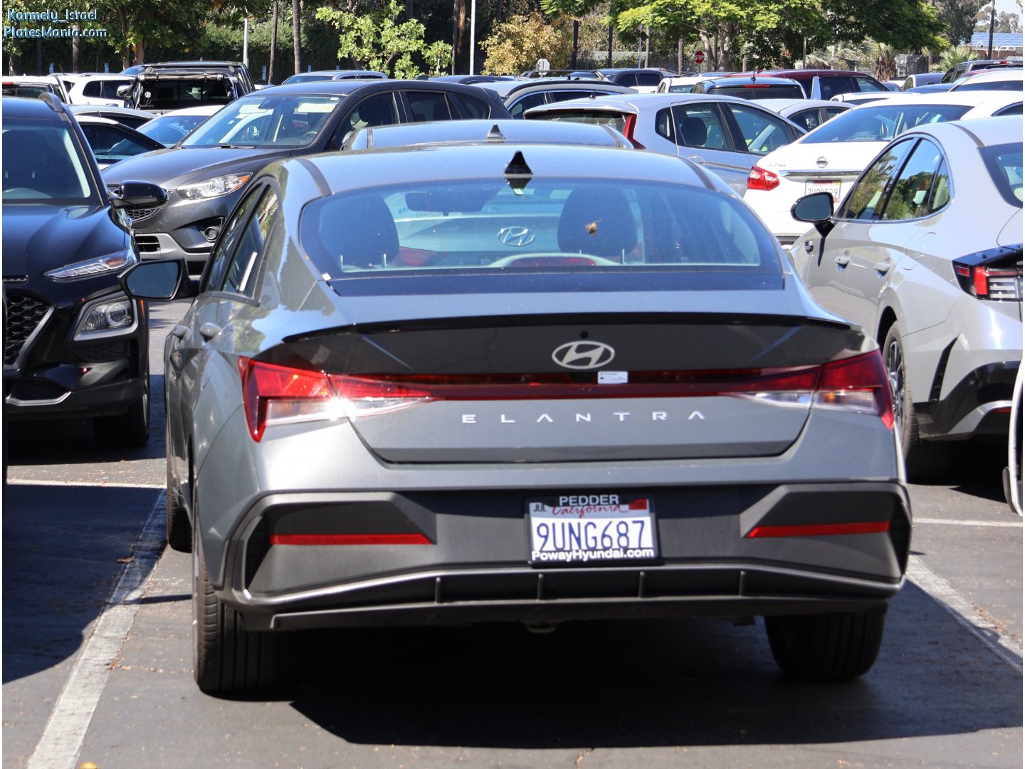 9UNG687, Hyundai Elantra 7th gen (CN7), facelift, 2023–