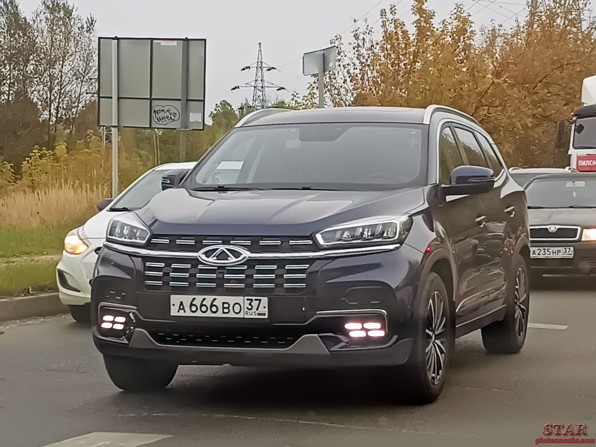 а 666 во 37, Chery (Chirey) Tiggo 8 1st gen (T18), 2018–