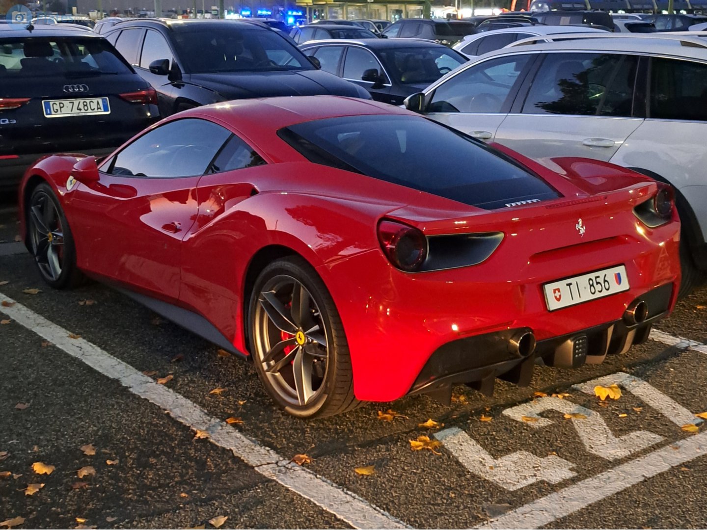 TI 856, Ferrari 488 1st gen (GTB) Berlinetta (F142M), 2015–2019