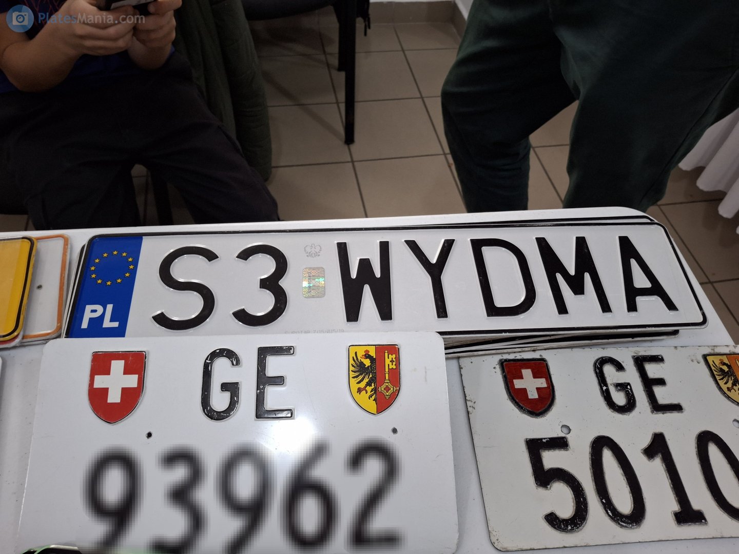 S3 WYDMA, License plate without vehicle 