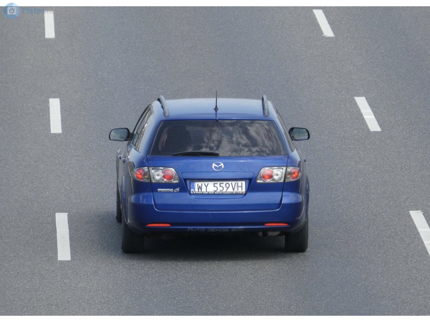 WY 559VH, Mazda 6 1st gen Tourer Wagon (GG1), 2002–2008