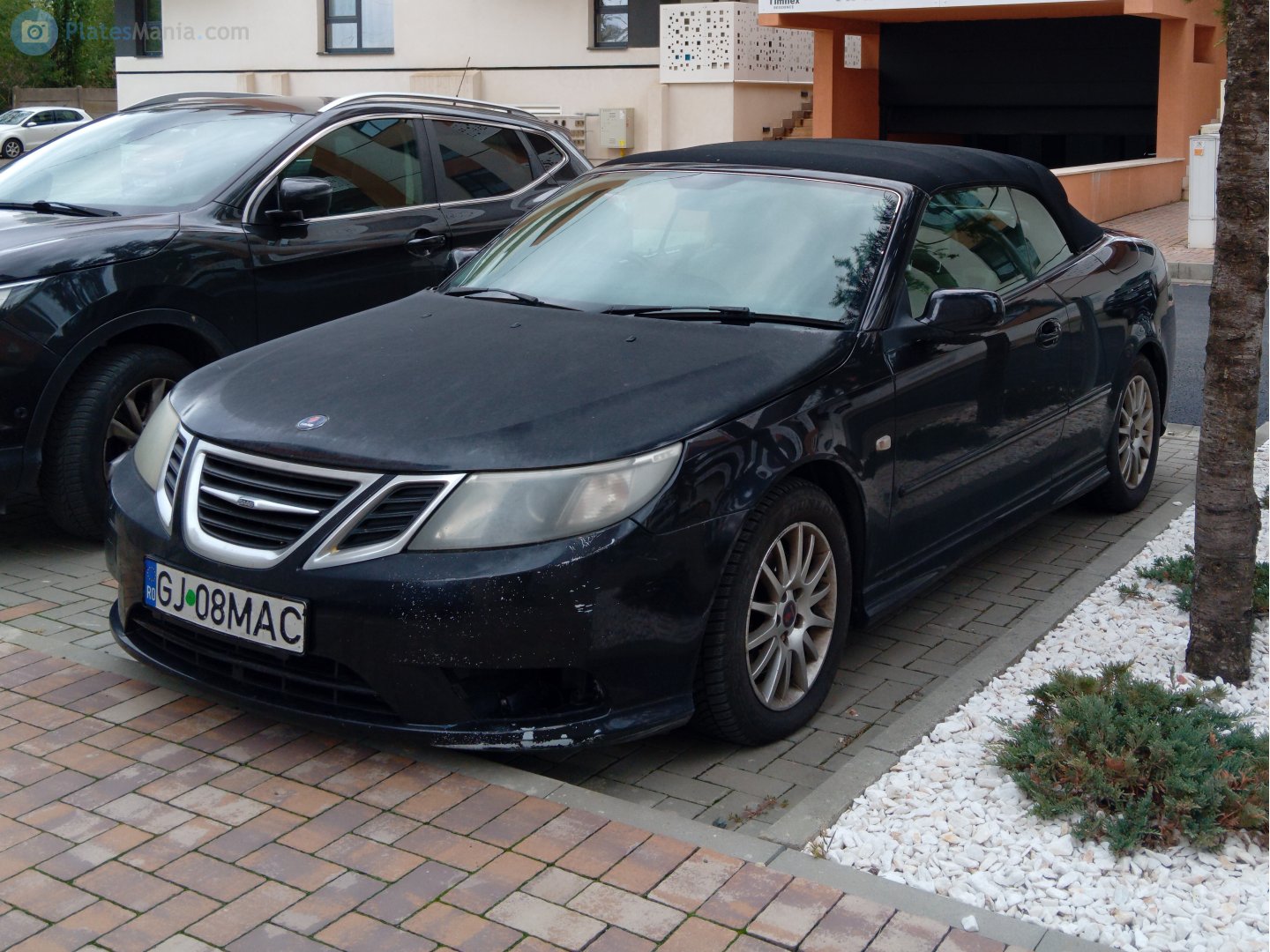 GJ 08 MAC, SAAB 9-3 2nd gen Convertible (YS3F), facelift, 2007–2012