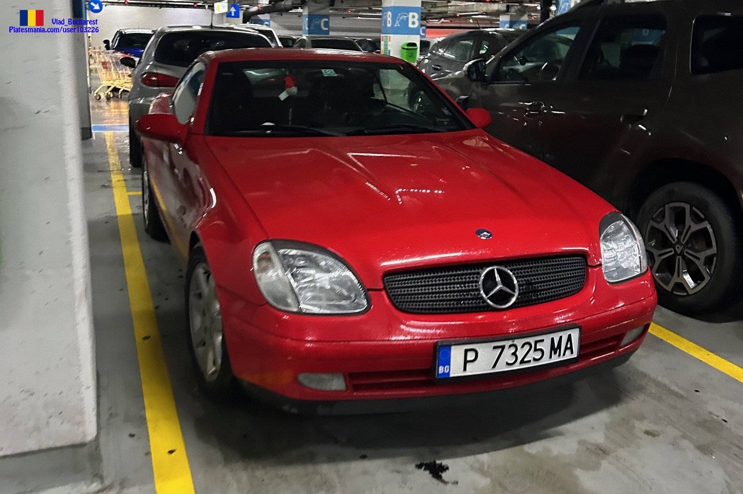 P 7325 MA, Mercedes-Benz SLK-Klasse 1st gen (R170), 1996–2004