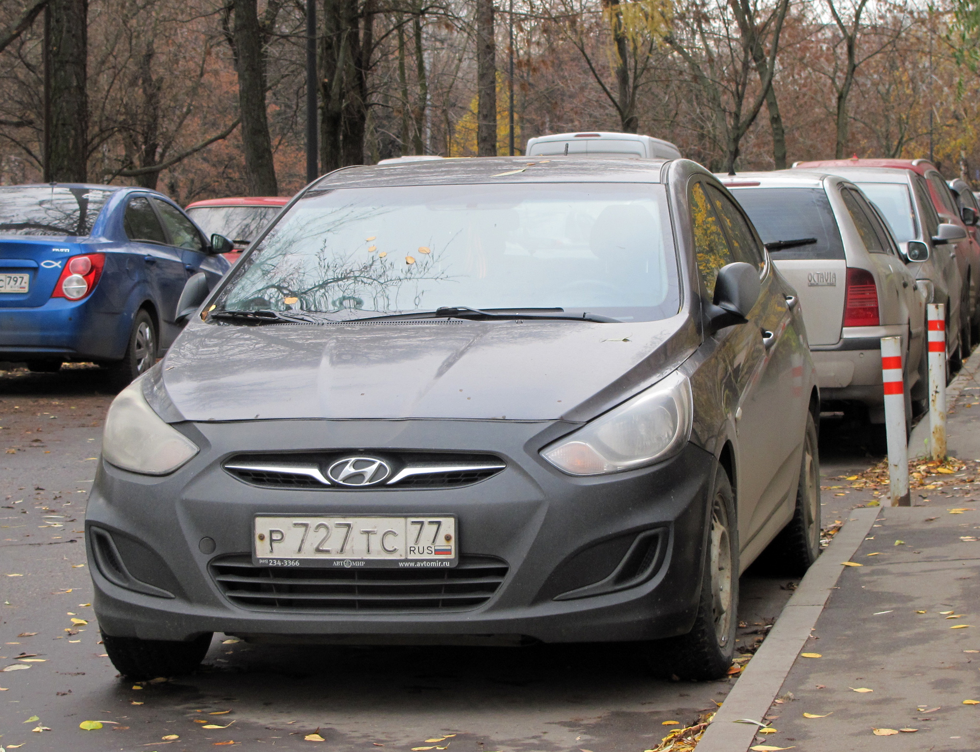 р 727 тс 77, Hyundai Solaris 1st gen Sedan (RB), 2011–2014