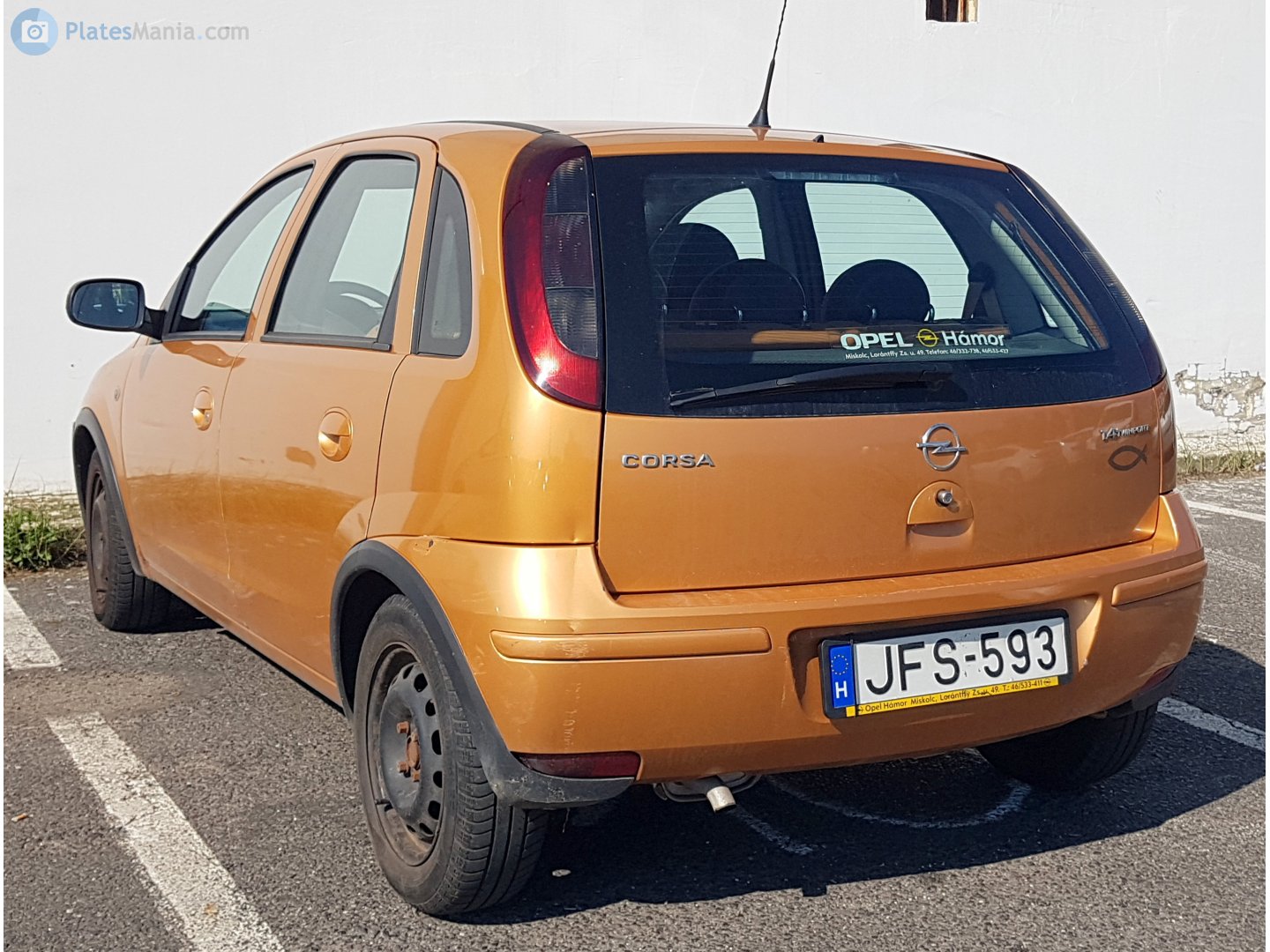 JFS-593, Opel Corsa 3rd gen 5-door Hatch (C; X01), 2000–2006 (–2007 for ZA-market)