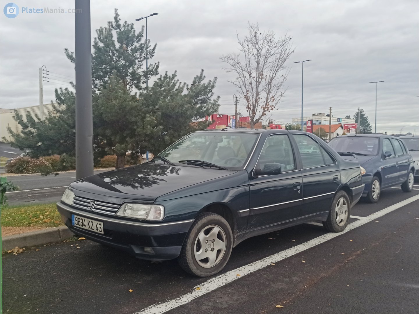 9834 KZ 43, Peugeot 405 1st gen Sedan (D6/D7), 1987–1996 (2019– for AZ-market)