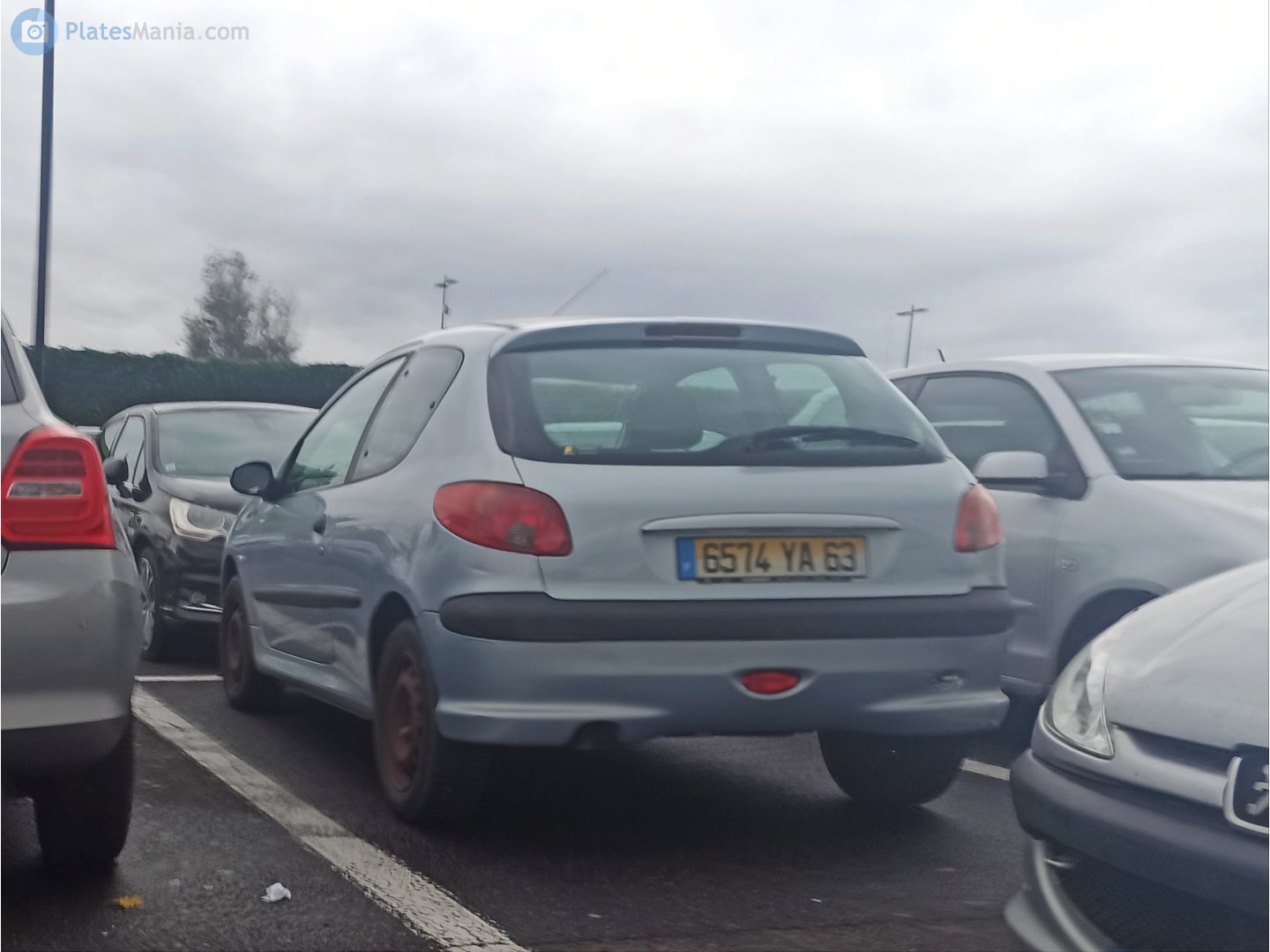 6574 YA 63, Peugeot 206 1st gen 5-door Hatch (T11), 1998–2009 (–2012 for IR-market)